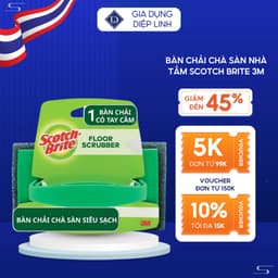 Bàn chải chà sàn nhà tắm 3M Scotch-Brite, chà sàn nhà vệ sinh siêu sạch, không trầy xước 1