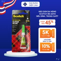 Keo dán đa năng Scotch 3M AD113, siêu dính, trong suốt, mau khô, dán nhiều chất liệu 1
