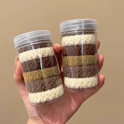 Hộp 6 dây cột tóc len co giãn phong cách Hàn Quốc 1