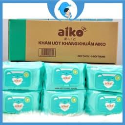 Khăn ướt Gooby Premium/Aiko 100 tờ cao cấp, không cồn, không parabens, mềm mịn, an toàn với da trẻ nhỏ MECAHEO 7