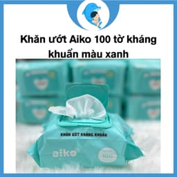Khăn ướt Gooby Premium/Aiko 100 tờ cao cấp, không cồn, không parabens, mềm mịn, an toàn với da trẻ nhỏ MECAHEO 6