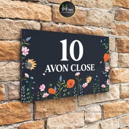 Biển số nhà. Bảng số nhà in UV thiết kế theo phong cách hiện đại, tôn vinh vẻ đẹp ngôi nhà bạn 4