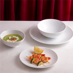 Tô, Dĩa Sứ Cao Cấp Minh Long - Daisy - Trắng 3
