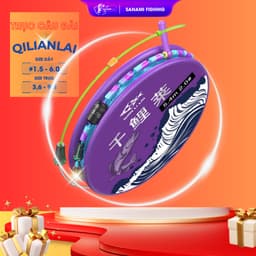 [CHÍNH HÃNG QIANLILAI] Trục Câu Đài Qianlilai Buộc Sẵn Tàng Hình Cao Cấp Trục Săn Hàng Màu Tím DT08 7