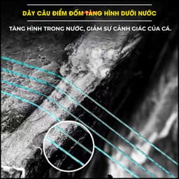[CHÍNH HÃNG QIANLILAI] Trục Câu Đài Qianlilai Buộc Sẵn Tàng Hình Cao Cấp Trục Săn Hàng Màu Tím DT08 3