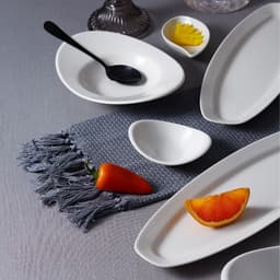Dĩa Vuông Ảo Sứ Minh Long - MISC-ASSORTMENT LYS - Trắng Ngà 2