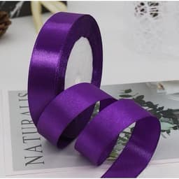 10 cuộn ruy băng lụa 2cm trơn 3