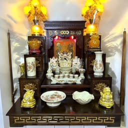 Set ban thần tài mệnh thổ RỒNG VIỆT, combo ban thần tài trọn bộ cho gia chủ mệnh thổ, kim 4
