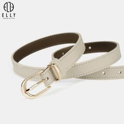 [Tặng hộp 20.10] Dây lưng nữ ELLY ED79 thắt lưng da thật cao cấp khóa xỏ kim thanh lịch thời trang 7