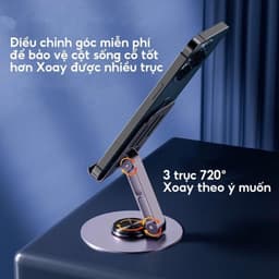 Giá Đỡ Điện Thoại Để Bàn Hỗ Trợ Học Tập Xem Phim Livestream Tiện Lợi 4