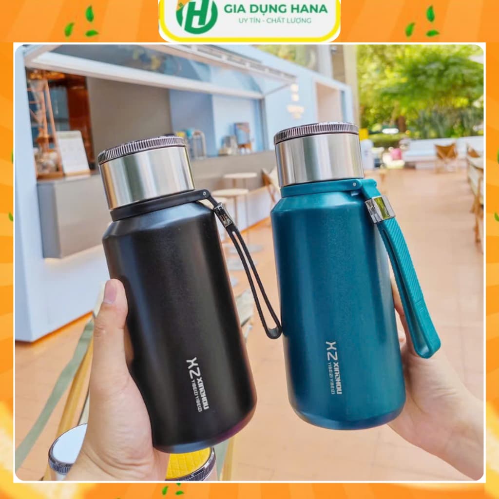 Bình giữ nhiệt cỡ lớn XZ có lõi lọc trà  thể thích 1000ML giữ nóng lạnh lên đên 24H, lọc trà kiểu mới ,quà tặng miễn phí