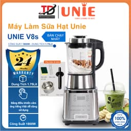 Máy Làm Sữa Hạt Unie V8S - 1.75Lit 1800W - Xay Nấu Đa Năng - Bảo Hành Chính Hãng 2 Năm 1