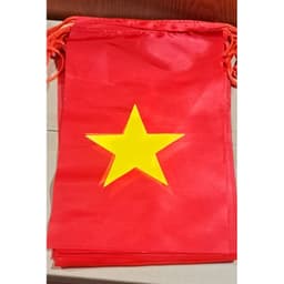 Cờ dây sao, cờ dây tổ quốc, chất liệu vải phi bóng 2025 6