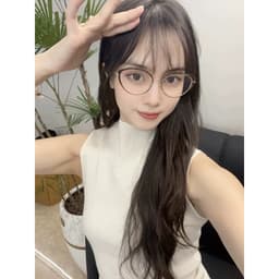 Gọng kính thời trang nữ ANDU dáng mắt mèo chống tia UV chất liệu kim loại mix nhựa - 24030 8