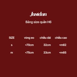 Quần đùi gió nữ kẻ sọc thoáng khí mát mẻ JUSTDUN H6 2