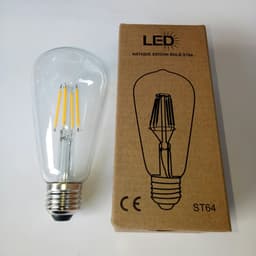 Bóng Đèn Led Edison LKP 4W Vỏ Trong Sáng Vàng ST64/A60 (Bóng Lớn)/G45 (Tròn Nhỏ). LMS 8