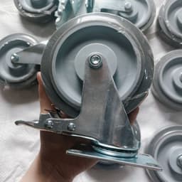 [KKTHN] Bánh Xe cao Su TPR Hàng Chất Lượng Nhật Cao Cấp Siêu Êm 4