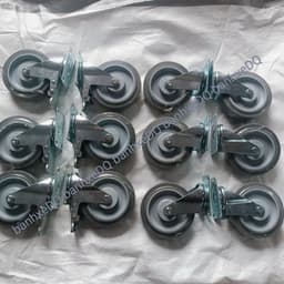 [KKTHN] Bánh Xe cao Su TPR Hàng Chất Lượng Nhật Cao Cấp Siêu Êm 5