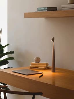 Đèn Led Để Bàn Cảm Ứng (ánh sáng vàng) Có Thể Sạc Lại NONO Đèn Bàn Trang Trí Kèm Cáp Sạc 2