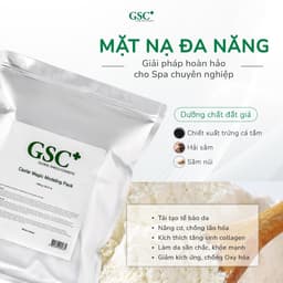 Mặt nạ bột GSC, mặt nạ bột dẻo cho da mụn, trắng sáng, mềm mịn Caviar Magic Modeling Pack 1000g 3