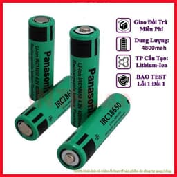 1 Viên Pin 3v7, 4v2 Panasonic 4200mah Đầu Bằng/ Đầu Nhọn Và Pin DP 1