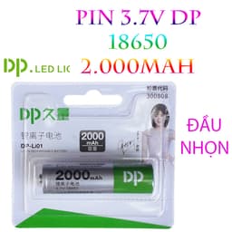 1 Viên Pin 3v7, 4v2 Panasonic 4200mah Đầu Bằng/ Đầu Nhọn Và Pin DP 9