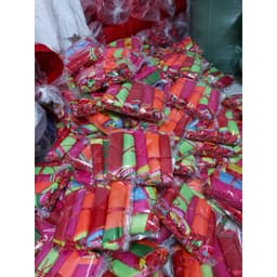 Cờ dây tam giác nhiều màu, Cờ đuôi nheo. Vải dày + đẹp, 1 cuộn dài 10m gồm 28- 30 lá 6