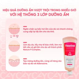 Kem Dưỡng Da Tay, Da Chân Và Móng Vaseline Giúp Dưỡng Ẩm Sâu, Làm Mềm Da C2Y 24h Deep Moisture 60ml 2