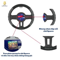 BỌC VÔ LĂNG SPARCO CHÍNH HÃNG SPC HÀNG LOẠI 1 2