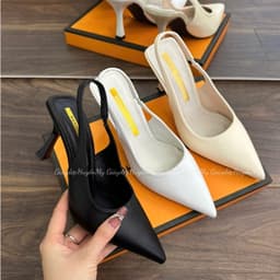 Giày Cao Gót Bít Mũi Gót Nhọn ( chuẩn form) Chất Xịn Kiểu Dáng Sang Chảnh Cực Nữ Tính Gót Cao 7cm Hot new - MÃ BBBBB 4