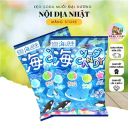 【Date Mới】Kẹo Soda Muối Đại Dương vị trái cây 76g Nội Địa Nhật Bản 1