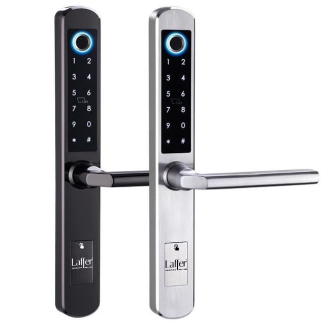 Khóa vân tay Laffer XF19 cho cửa nhôm - Đa chức năng: mở khóa vân tay, mã PIN, thẻ từ, ứng dụng TTLock, bảo hành 2 năm.