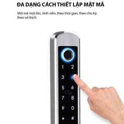 Khóa vân tay Laffer XF19 cho cửa nhôm - Đa chức năng: mở khóa vân tay, mã PIN, thẻ từ, ứng dụng TTLock, bảo hành 2 năm. 7