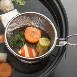 Rổ Nhúng Lẩu Có Móc Cài Vào Nồi, Giỏ Vớt Đồ Ăn Nhúng Mì, Nhúng Thịt Inox Kích Thước 11Cmx9.5Cm 5
