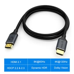Cáp HDMI hỗ trợ độ phân giải 8K 4K 2K FullHD – Chuẩn HDMI 1.4/2.0/2.1 – Tần số cao 144Hz 5
