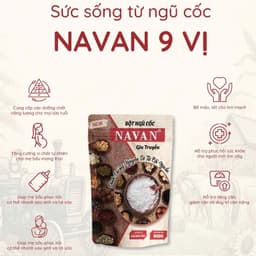 Ngũ Cốc Navan 9 loại đậu hạt giúp lợi sữa sau sinh, tăng cân, bổ sung dinh dưỡng 800g 2