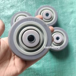 [KKTHN] Bánh Xe Rời TPR Chất Lượng Nhật Bản Cao Su Non Êm Đàn Hồi Rộng 32Mm Đường Kính D75, D100, D125 Thay Thế Cho Bánh Nhựa 1