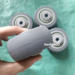 [KKTHN] Bánh Xe Rời TPR Chất Lượng Nhật Bản Cao Su Non Êm Đàn Hồi Rộng 32Mm Đường Kính D75, D100, D125 Thay Thế Cho Bánh Nhựa 3