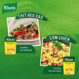 Thùng 6 Hộp Bột Thịt Gà Knorr Professional 1kg - Chuyên Dùng Cho Nấu Ăn 6