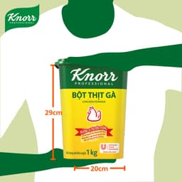 Bột Thịt Gà Knorr Professional 1kg - Chuyên Dùng Cho Nấu Ăn 7