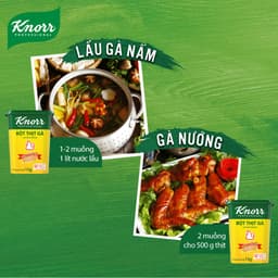 Bột Thịt Gà Knorr Professional 1kg - Chuyên Dùng Cho Nấu Ăn 4