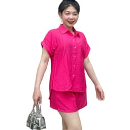 Set Tafta Tay Cánh Tiên Đẹp Dễ Thương Set Tiểu Thư Quần Đùi Áo Babydoll Bigsize LiMo BB 6
