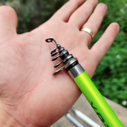 Cần Iso Lóng Ngắn Du Lịch thu gọn 43cm- Cần câu iso rút gọn ngọn siêu dẻo sale giá rẻ 3
