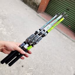 Cần Iso Lóng Ngắn Du Lịch thu gọn 43cm- Cần câu iso rút gọn ngọn siêu dẻo sale giá rẻ 1