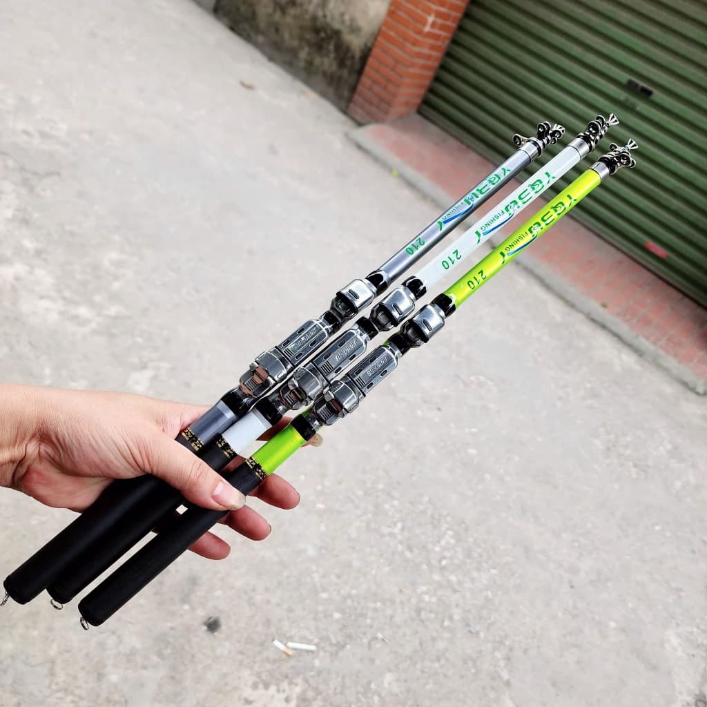 Cần Iso Lóng Ngắn Du Lịch thu gọn 43cm- Cần câu iso rút gọn ngọn siêu dẻo sale giá rẻ
