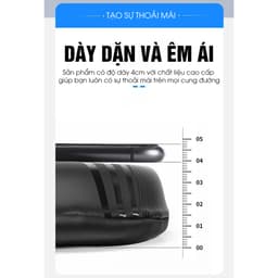 Bọc yên xe đạp thể thao siêu êm chống nước, Vỏ bọc yên cao cấp thoải mái đạp xe - BY05 4