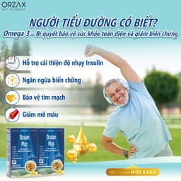Omega 3 Ocean Plus Tinh Khiết Đậm Đặc ORZAX Nhập Khẩu Châu Âu Giúp Hỗ Trợ Não Bộ, Mắt, Tim Mạch 30 Viên 5