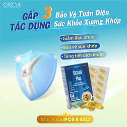 Omega 3 Ocean Plus Tinh Khiết Đậm Đặc ORZAX Nhập Khẩu Châu Âu Giúp Hỗ Trợ Não Bộ, Mắt, Tim Mạch 30 Viên 8