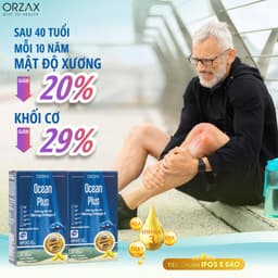 Omega 3 Ocean Plus Tinh Khiết Đậm Đặc ORZAX Nhập Khẩu Châu Âu Giúp Hỗ Trợ Não Bộ, Mắt, Tim Mạch 30 Viên 6