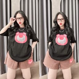Thời Trang Bigsize Quần Đùi LiMo Đồ Mặc Nhà Đẹp Dễ Thương Set Đồ Bộ Nữ Đẹp Sang Chảnh Bigsize QD79 9